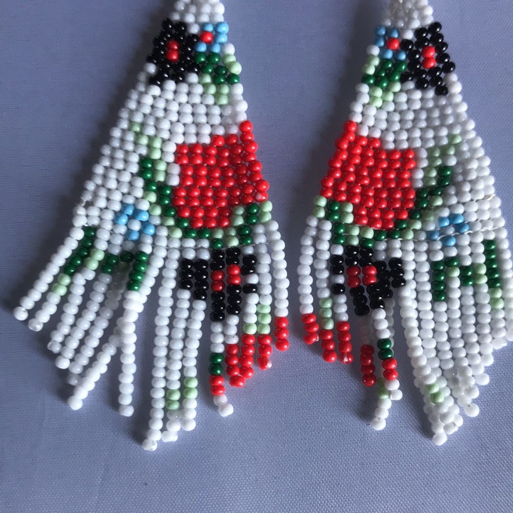 New! Beaded Drop Earrings - Picture 7 of 13